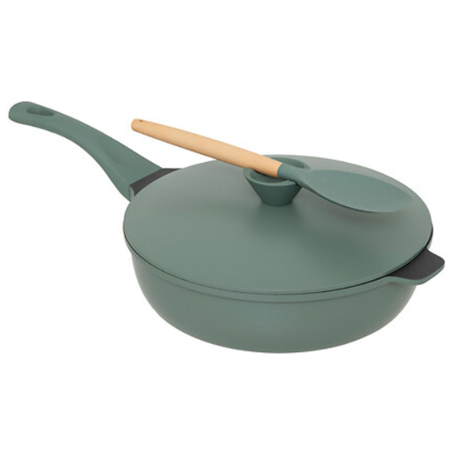 [178844-TT] Cast Aluminium Deep Pan Green 11in