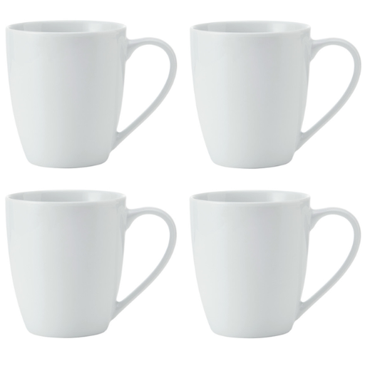 [178952-TT] Chalk Porcelain Mug Set 4pc