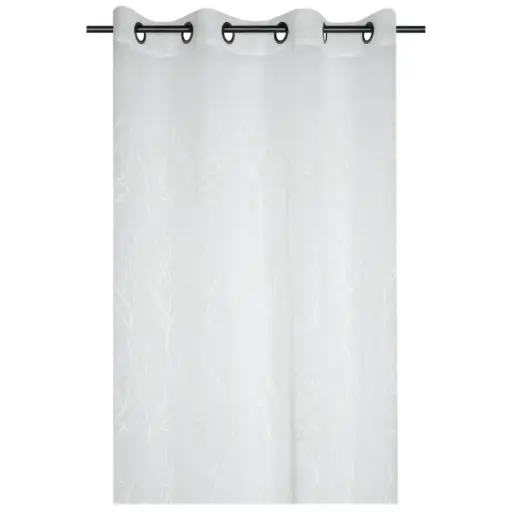 [178654-TT] Corallys Sheer Panel White 104in