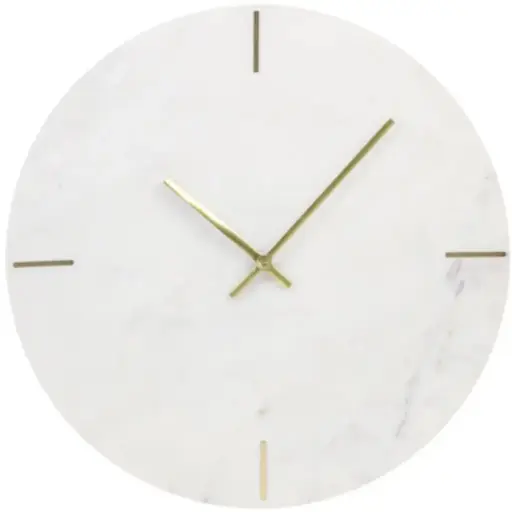 [179480-TT] Moreno Marble Wall Clock 17in