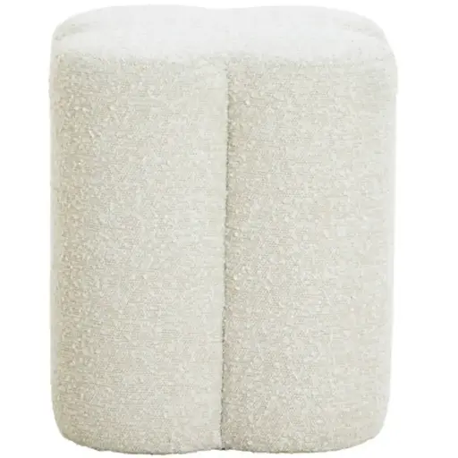 [179500-TT] Nalani Boucle Pouf Cream 14x18in