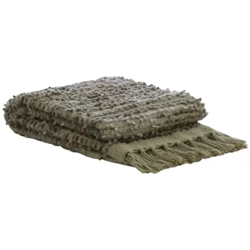 [179510-TT] Cazar Throw Green 51x67in