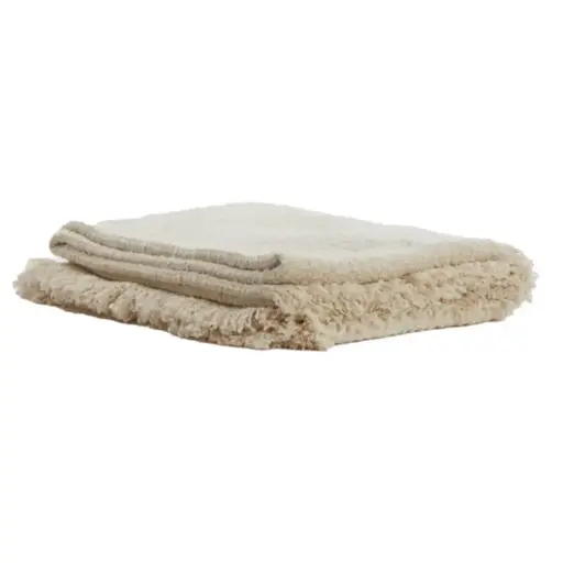 [179512-TT] Miraso Throw Natural 51x67in