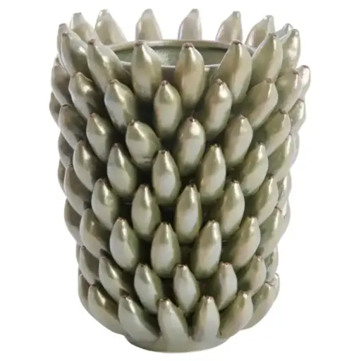 [179518-TT] Green Banana Ceramic Vase 14in