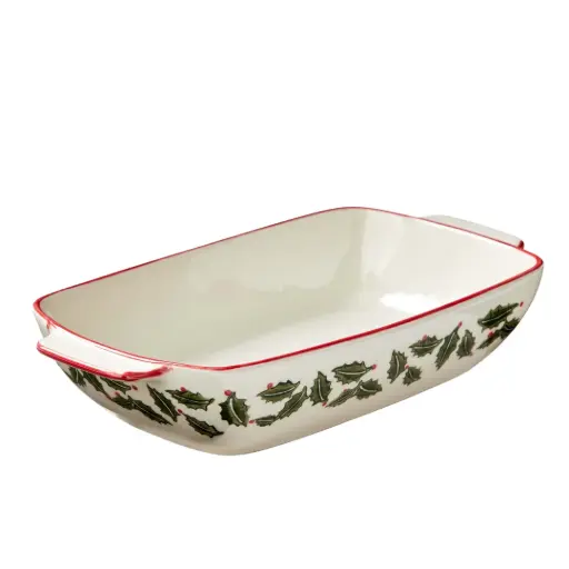 [179638-TT] Tis The Season Rectangular Baking Dish