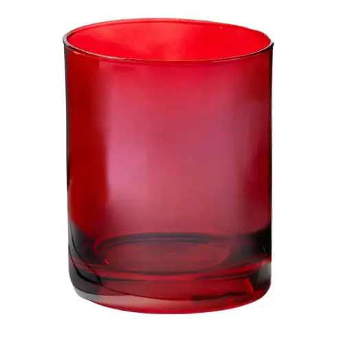 [179644-TT] Celebration DOF Glass Red