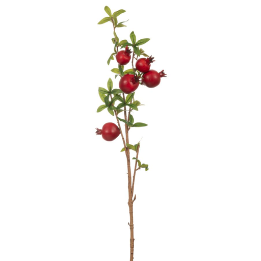 [179682-TT] Pomegranate Branch Red 9x33in