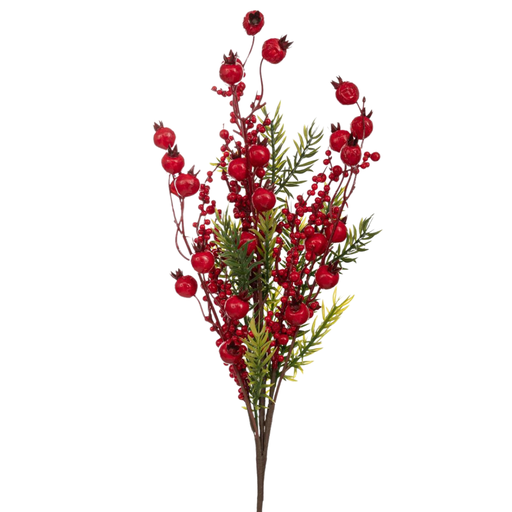 [179683-TT] Branch with Berries Red 30in