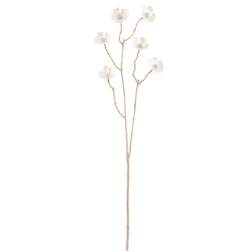 [179715-TT] Rhinestone Flower Spray Gold 26in