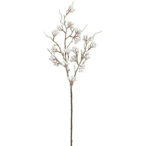 [179729-TT] Iced Berry Spray White 39in