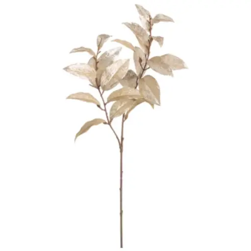 [179737-TT] Osmanthus Leaf Spray Gold 29in