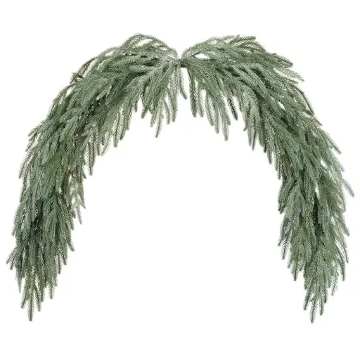 [179771-TT] Willow Pine Mantel Swag Garland 6ft