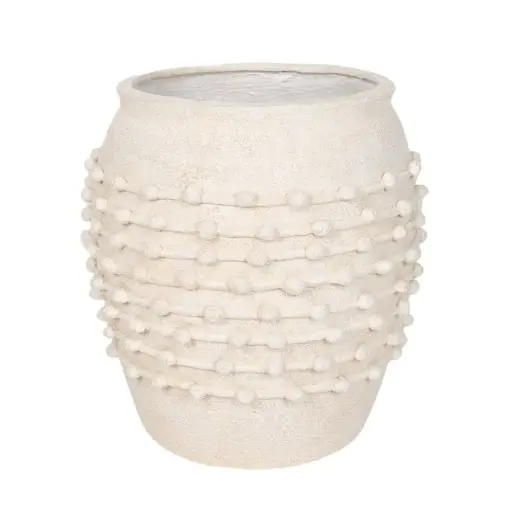 [179803-TT] Nisyros Planter Ivory 18x26in