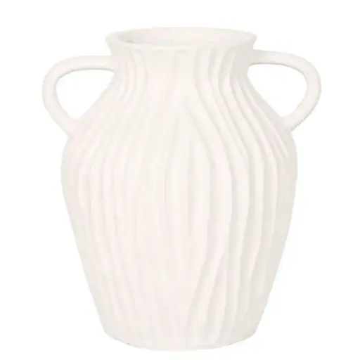[179804-TT] Athena White Vase 16in