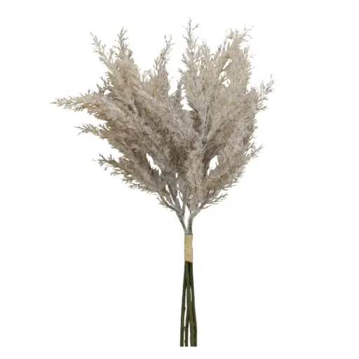 [179829-TT] Persian Flower Bouquet Beige & Brown 18in