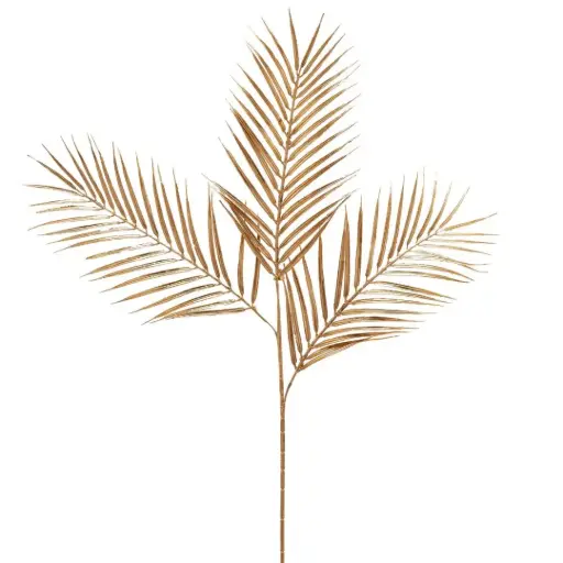 [179898-TT] Areca Palm Branch Gold 35in