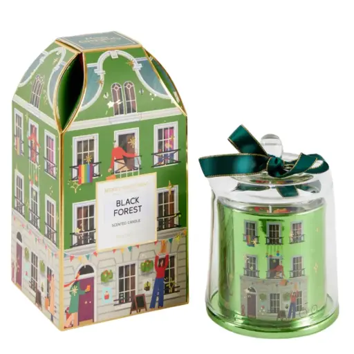 [179923-TT] Rue De Rivoli Scented Candle Black Forrest 5in