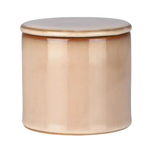 [180023-TT] Satin Ceramic Cotton Jar