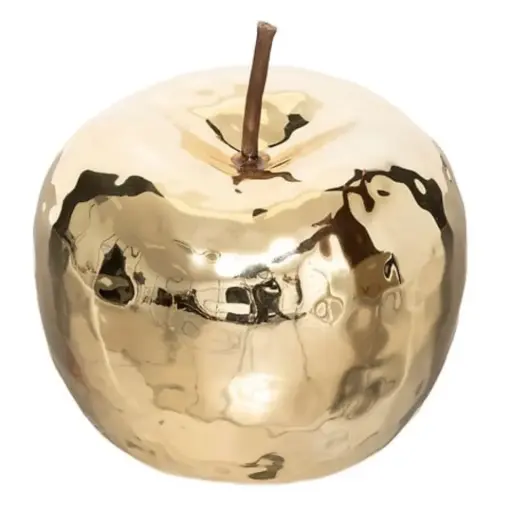[180092-TT] Pamela Decorative Apple Gold 5.5cm