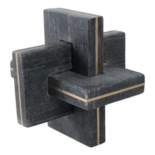 [180130-TT] Walton Marble Knot Black 7in