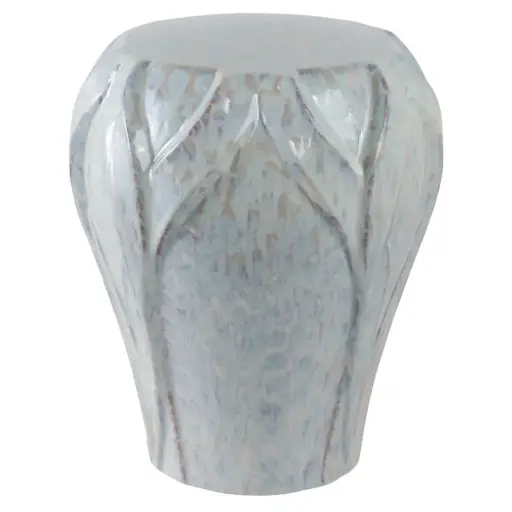 [180144-TT] Pendelton Garden Stool Cream 15x18in