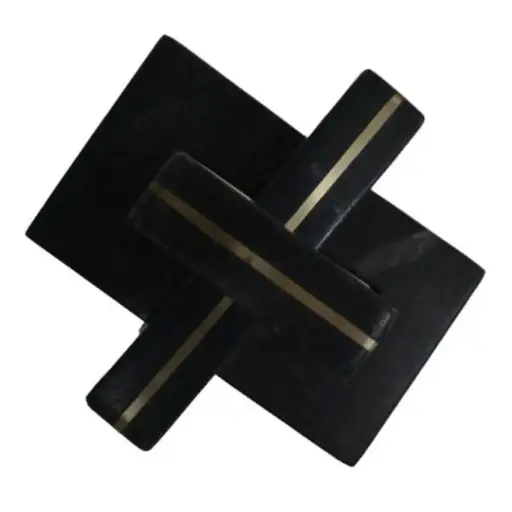 [180145-TT] Walton Marble Knot Black 5in