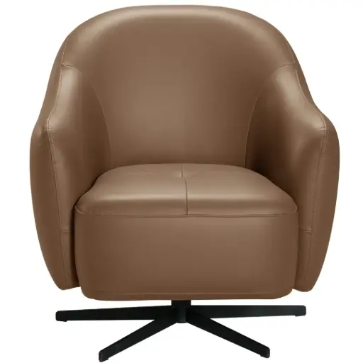 [180228-TT] Tyler Swivel Chair Almond