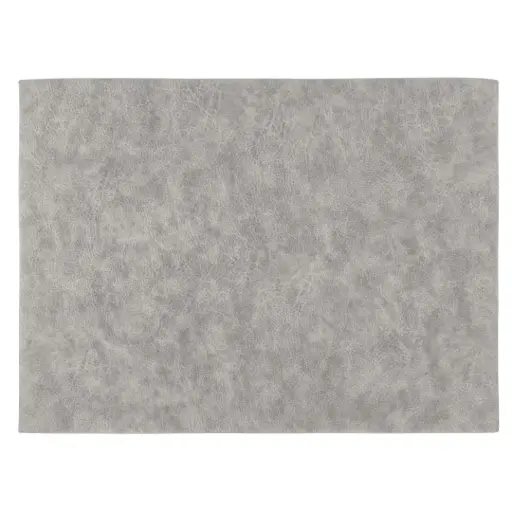[180246-TT] Troja Rectangle Placemat Silver 13x18in