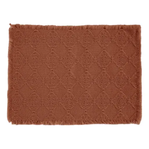 [180271-TT] Nova Placemat Rectangle Terracotta 13x18in