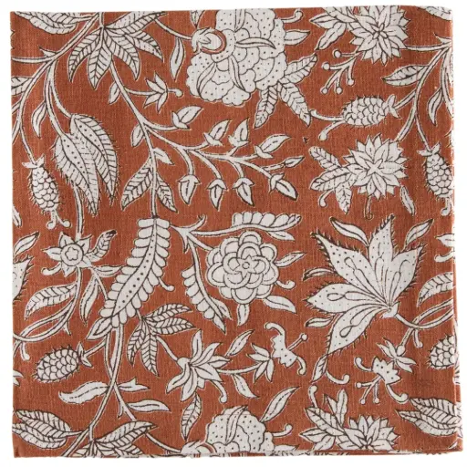 [180440-TT] Spice Garden Floral Napkin