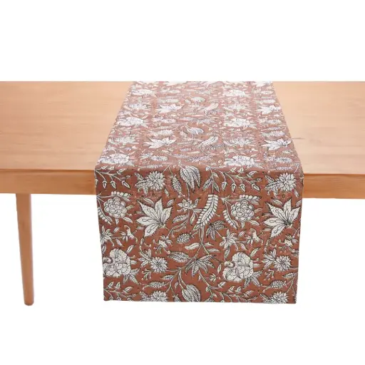 [180442-TT] Spice Garden Floral Runner