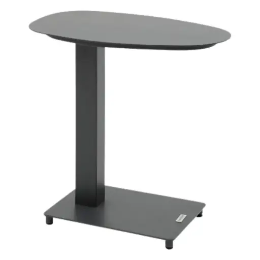 [180485-TT] Rayne C-Shaped Side Table Graphite