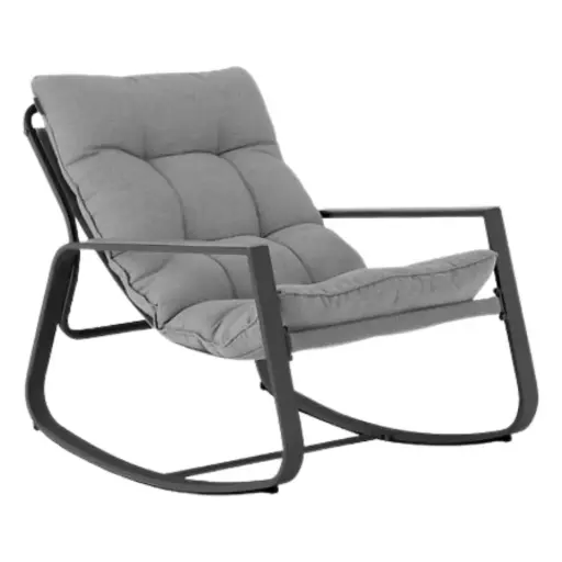 [180499-TT] Felinio Rocking Chair Grey