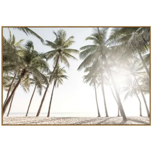 [180527-TT] Coastal Bliss Tempered Glass Art 32x48in
