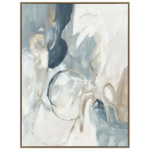 [180545-TT] In The Current I Framed Canvas 30x40in