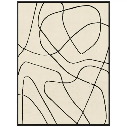 [180567-TT] Linear Motion II Framed Canvas 30x40in
