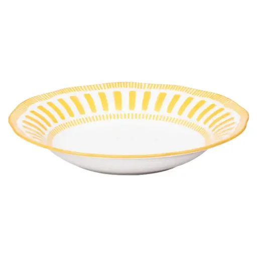 [180778-TT] Napoli Yellow Soup Bowl