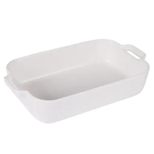 [180788-TT] Baking Dish Rectangular White 12x7in