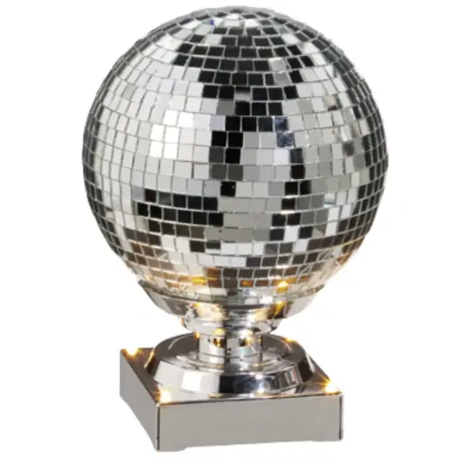 [181045-TT] Animated Spinning Disco Ball 8in