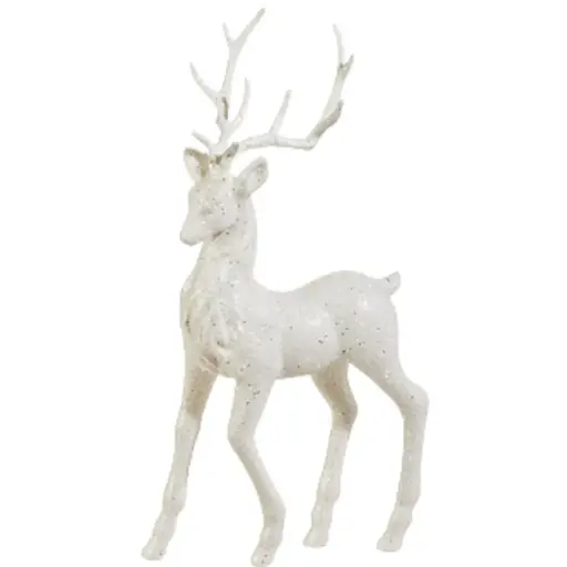 [181088-TT] Glitter Deer White 15in
