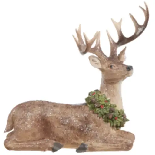 [181108-TT] Deer with Wreath 15n