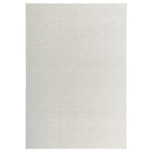 [181183-TT] Shadow Ivory Lines Hi-Low Rug 9.10×13.1ft
