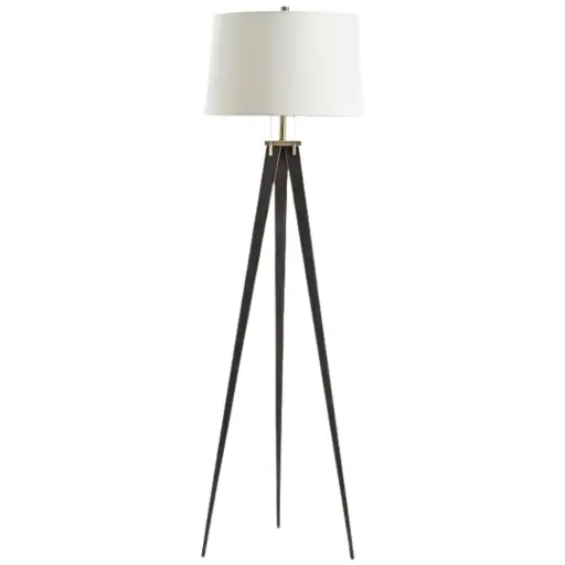 [181317-TT] Lennon Bronze Metal Floor Lamp 64.5in