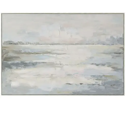 [181320-TT] Tranquil Horizons Framed Canvas Art 60x40in
