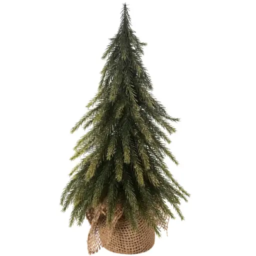 [181364-TT] Tabletop Pine Tree with Jute Base 11in
