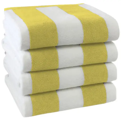 [181611-TT] Beach Club Towel Lemon