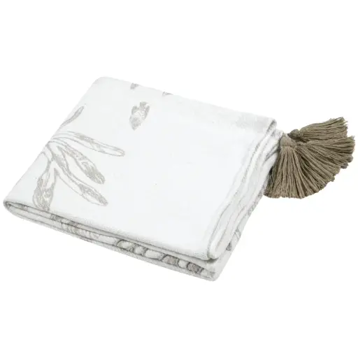 [181654-TT] Azuria Throw White 50x60in