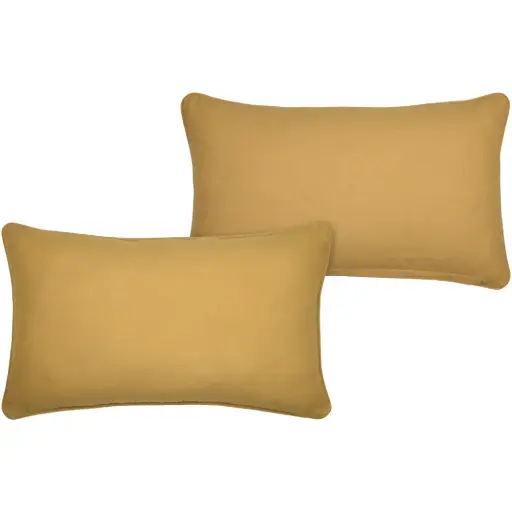 [182213-TT] Coline Bolster Pillow Mustard 12x20in