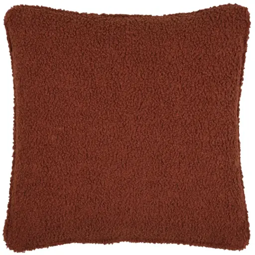 [182218-TT] Paddou Boucle Pillow Terracotta 16x16in