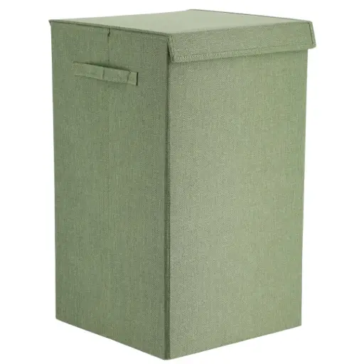 [182368-TT] Folding Laundry Basket Sage 73.5L